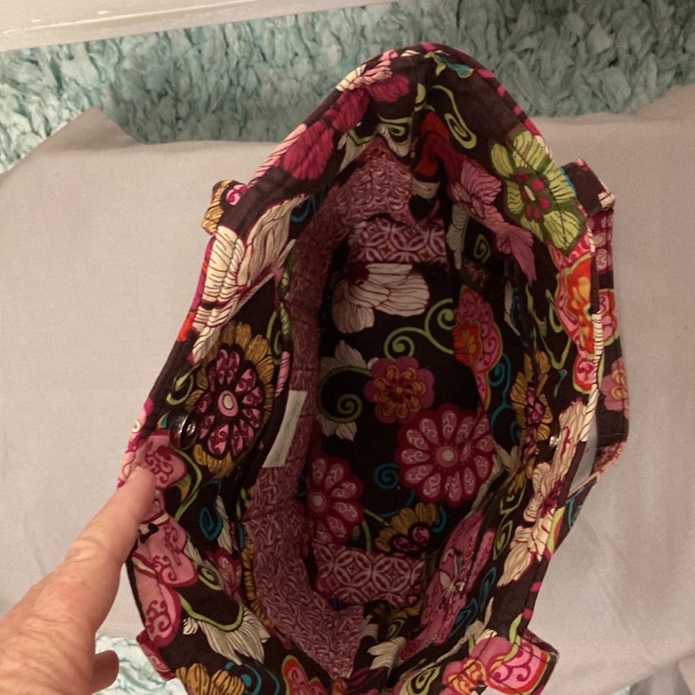 Vera Bradley Shoulder Bag Sz Medium - Picture 8 of 14